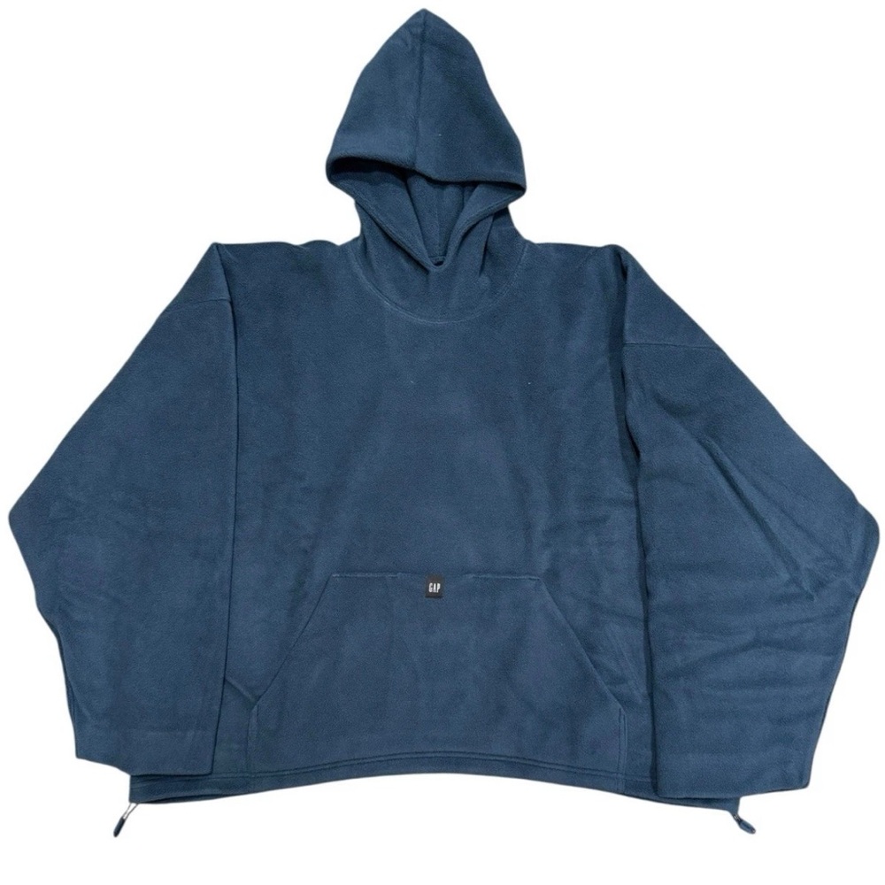 Yeezy x Gap 32 Polar Fleece Padded Hoodie – Dark Blue – Medium – NIB *